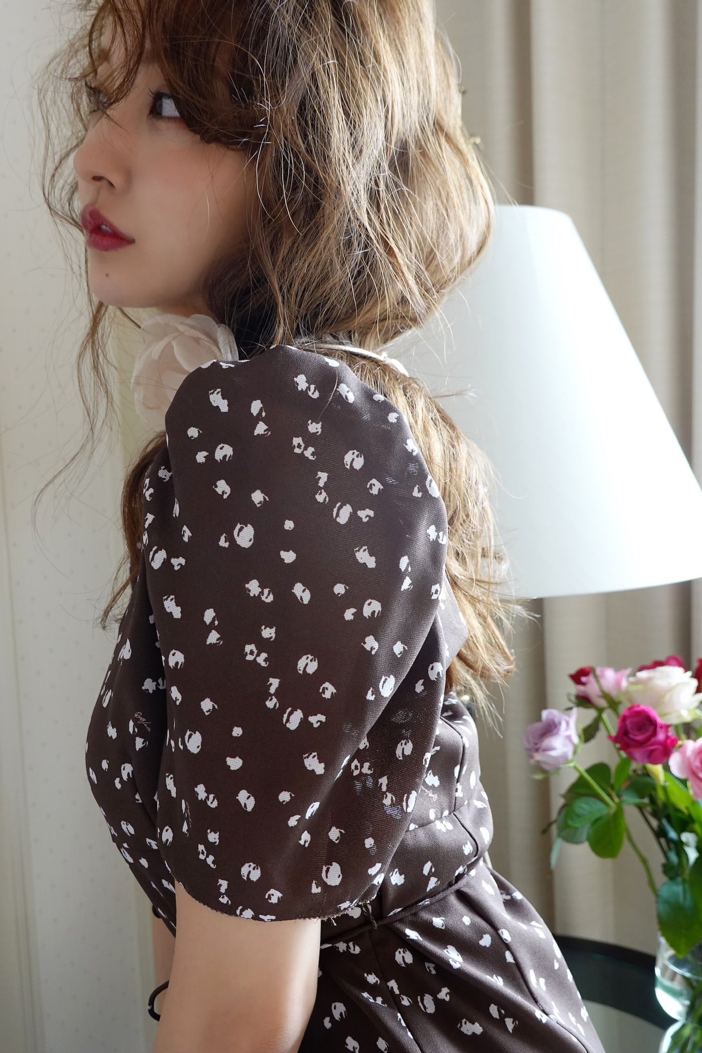 Birthday dress - BROWN – Rosy luce