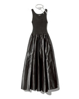 FIT AND FLARE DRESS - BLACK