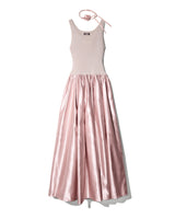 FIT AND FLARE DRESS - PINK