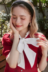 MINI CABLE SHIRTS KNIT CD - RED