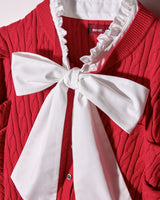 MINI CABLE SHIRTS KNIT CD - RED