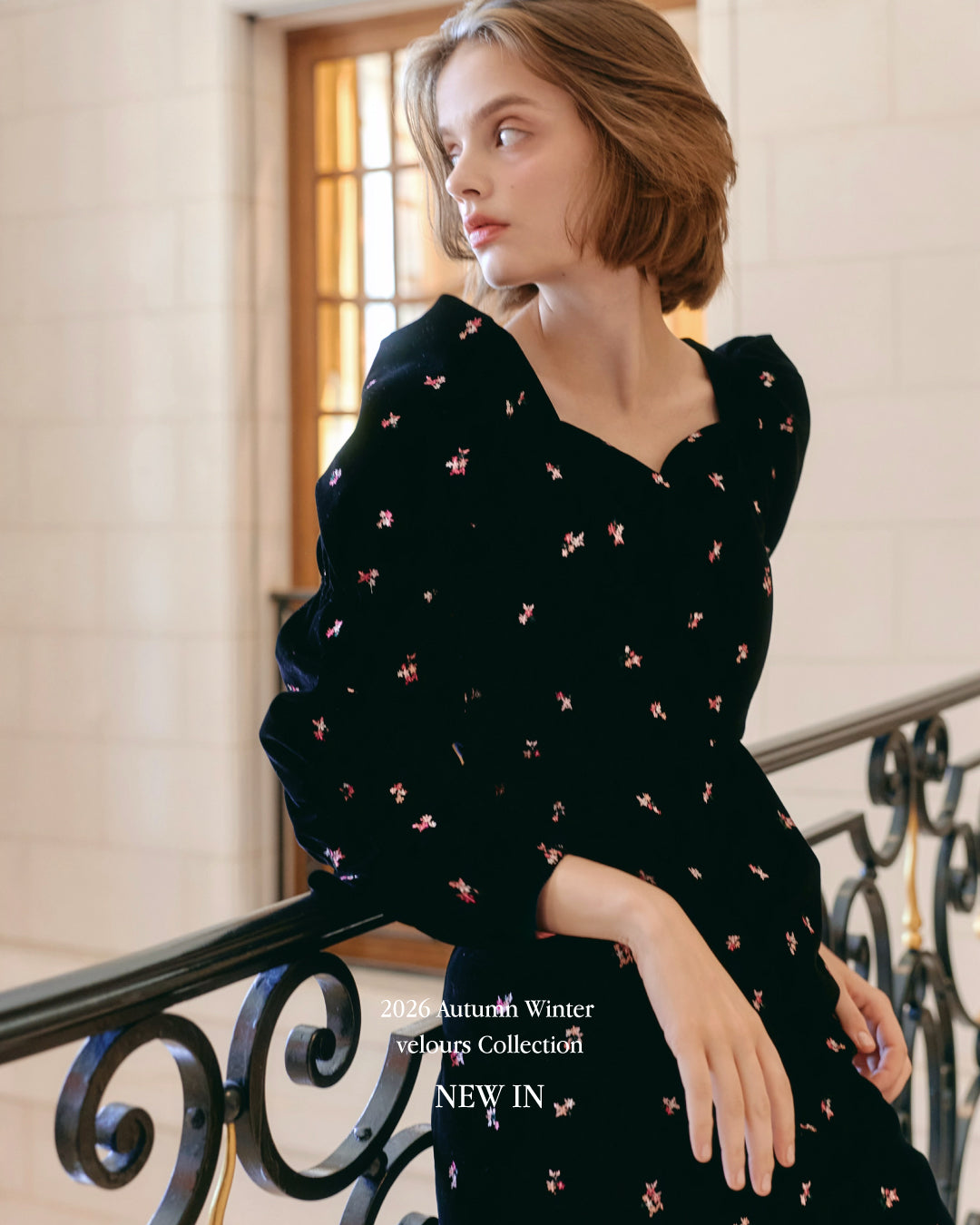 ロージールーチェ　ROSYLUCE いちご柄 ブラック　キャミワンピース S ROSY LUCE – Rosy luce