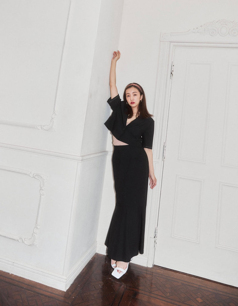 [セット販売]Cropped Jacket & Mermaid skirt set up