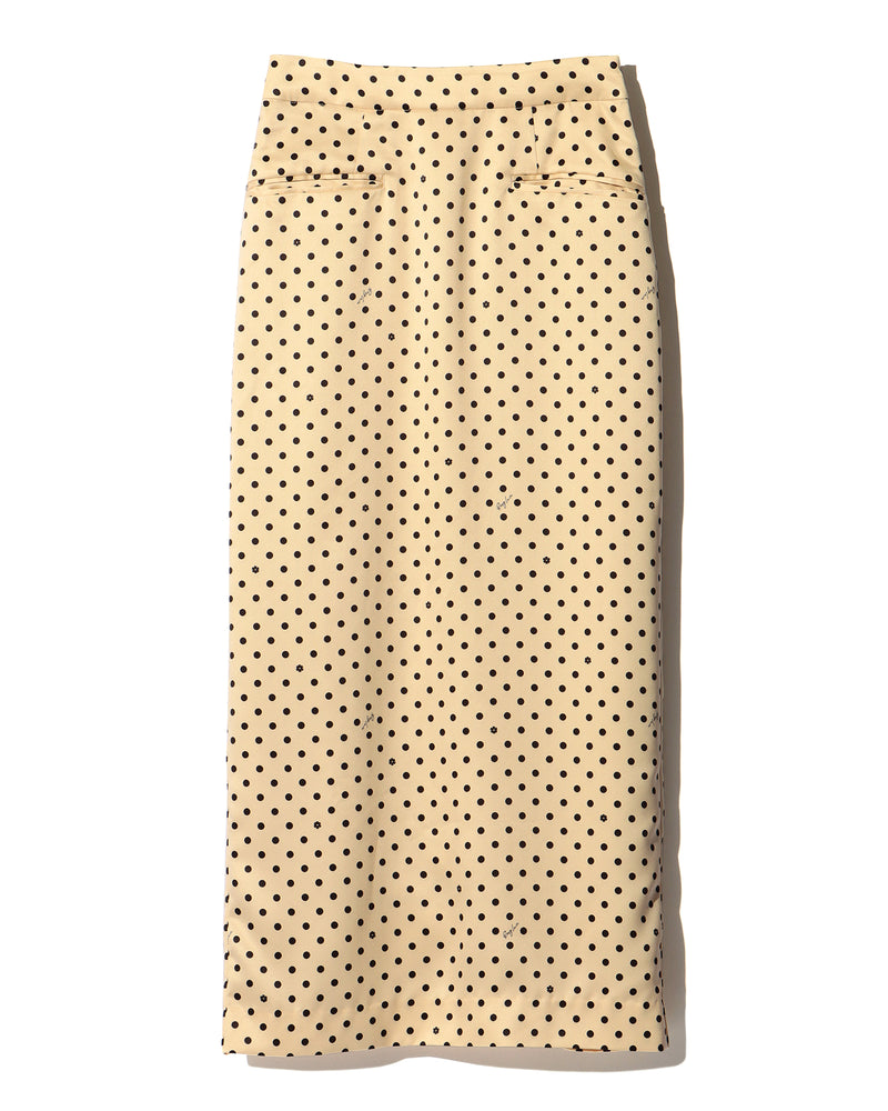 Dots flower skirt - YELLOW