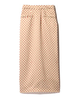 Dots flower skirt - RED
