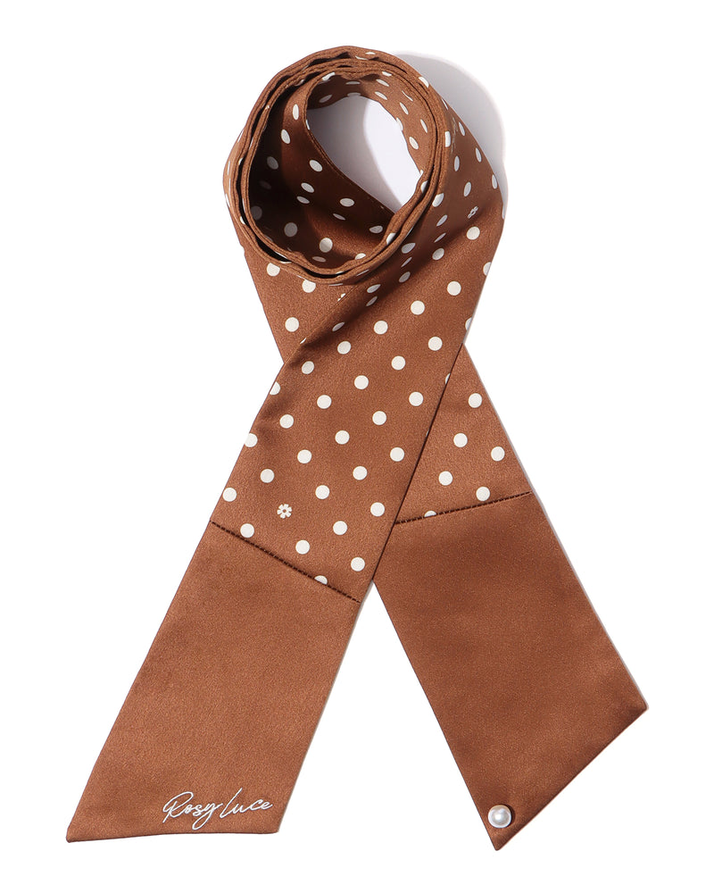 Dots flower scarf