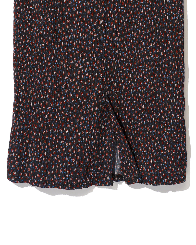 Flower pleats skirt