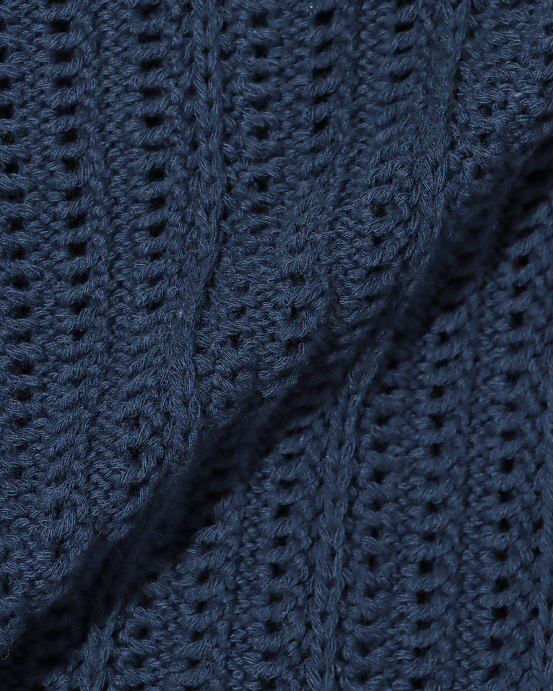 Cropped knit cardigan