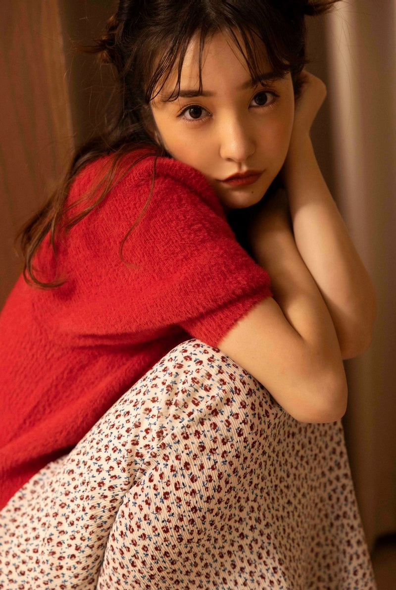 Flower pleats skirt